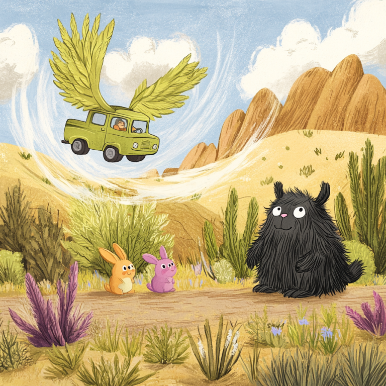 Max the Flying Truck's Desert Adventure