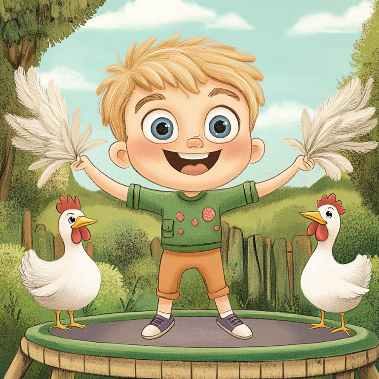 Oni Pepperoni’s Trampoline Flying Adventure